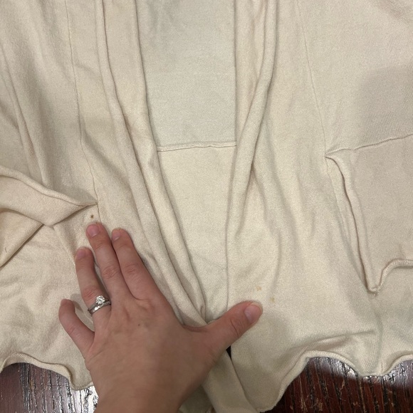 Rene Derhy cream cardigan with button detail - Picture 5 of 9